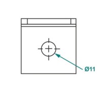 Coltar unghi 90°  pentru profile ,Rocast