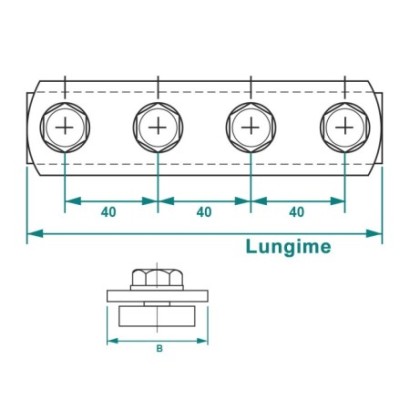 Conector 40 x 160 pentru...