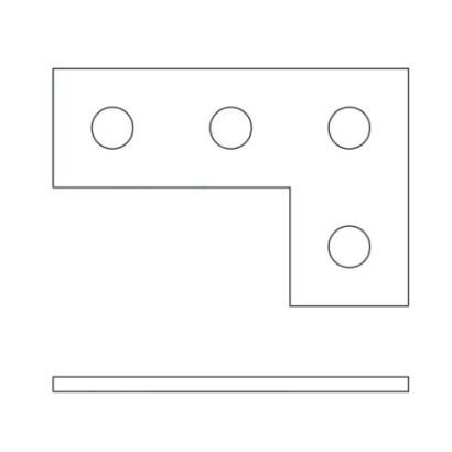 Suport L, 80 x 80 x 5 pt....