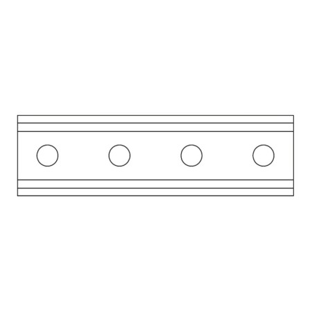 Conector 184 x 52 pt. profile 41 x 21, 41 x 41 ,Rocast