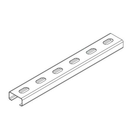 Profile perforate pentru montaj 13 x 25,  ,Rocast