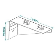 Consola de perete RMWBH 10-15 , sudata, zincata ,Rocast