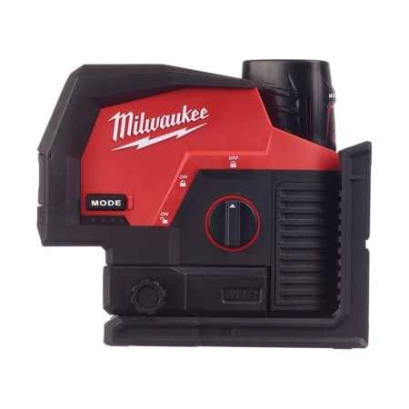 Nivela laser model M12 Clip cu linie transversala verde si puncte de verticala cu acumulator, Milwaukee