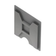 Capac din plastic 41 x 41 pentru profile - PVC, Rocast