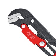 Cleste pentru tevi in forma de ,,S’’ cu reglare rapida, vopsit in camp electrostatic, gri, Knipex