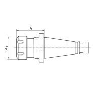 Portscule prindere conform DIN 2080, pentru pensete ER, FORTIS