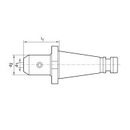 Portscule prindere conform DIN 2080, pentru scule cu coada cilindrica, FORTIS