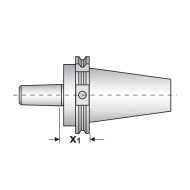 Adaptor DIN 69871 A, B12 - B16 - B18, CANELA