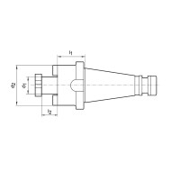 Portscule prindere conform DIN 2080, pentru freze cilindrice, FORTIS