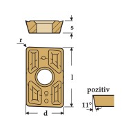 Placute paralelipipedice 85 grade, APMT, CANELA