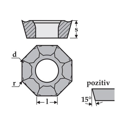 Placuta octogonala, model...