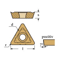 Placute triunghiulare, TCMT-39, CANELA