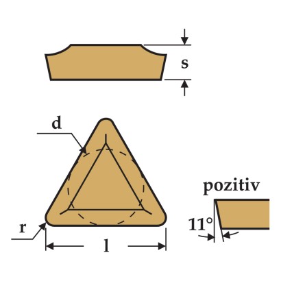 Placute triunghiulare,...