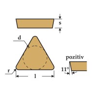 Placute triunghiulare, TPUN, CANELA