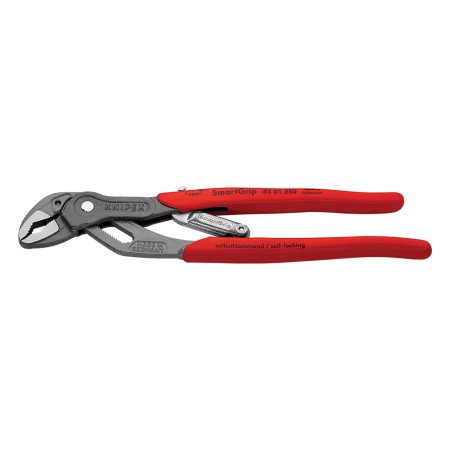 Cleste pentru instalatori - SmartGrip cu strat protector gri lustruit si manere din plastic anti-alunecare, Knipex