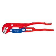 Cleste pentru tevi in forma de ,,S’’ cu reglare rapida, vopsit in camp electrostatic, rosu, Knipex