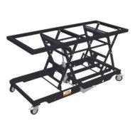 Masa de lucru cu inaltime variabila, configurabila, model HT 300 L, capacitate de ridicare 300 kg, dimensiuni masa 1900 x 740 mm, Unicraft