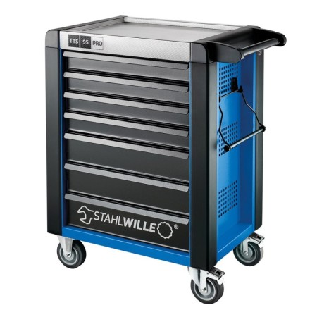 Dulap mobil pentru scule, 7 sertare, model 95/7B, culoare albastra, L x l 823 x 1021 mm, capacitate de incarcare 750 kg, Stahlwille