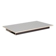 Accesoriu - Blat de lucru HPL cu sertar si perforatii (Ø20 mm), pentru mesele de lucru cu inaltime variabila modelele  HT-300-S/M/L, Unicraft