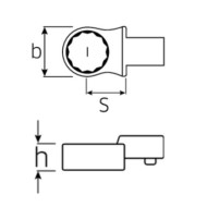 Cap inelar pentru chei dinamometrice - 731/40, Stahlwille