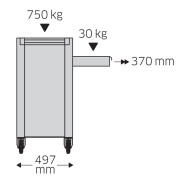 Dulap mobil pentru scule, 8 sertare, model 95/8A, culoare antracit, L x l 823 x 1021 mm, Stahlwille