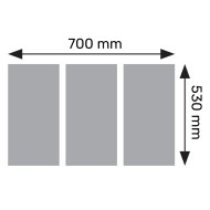 Dulap mobil pentru scule, 7 sertare, model 95/7R, culoare rosie, L x l 823 x 1021 mm, capacitate de incarcare 750 kg, Stahlwille