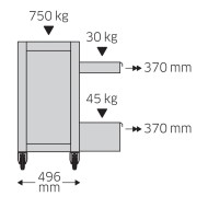 Dulap mobil pentru scule, 6 sertare, model 95/7R, culoare antracit, L x l 823 x 1021 mm, Stahlwille