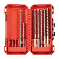 Set de burghie MX4 pentru ciocan rotopercutor, 7 piese, SDS-plus - gama Heavy-Duty, Milwaukee