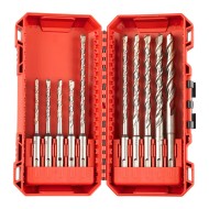 Set de burghie M2 pentru ciocan rotopercutor, 10 piese, SDS-plus - gama Heavy-Duty, Milwaukee