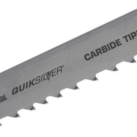 Benzi de fierastrau nesudate, din otel carbon - QUICKSILVER HEF (HARD EDGE FLEX BACK)