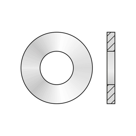 Saiba plata forma " A " DIN 125, Rocast