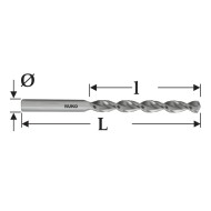 Burghie elicoidale, DIN 338, TL 3000, HSS-G - gama profesionala, RUKO